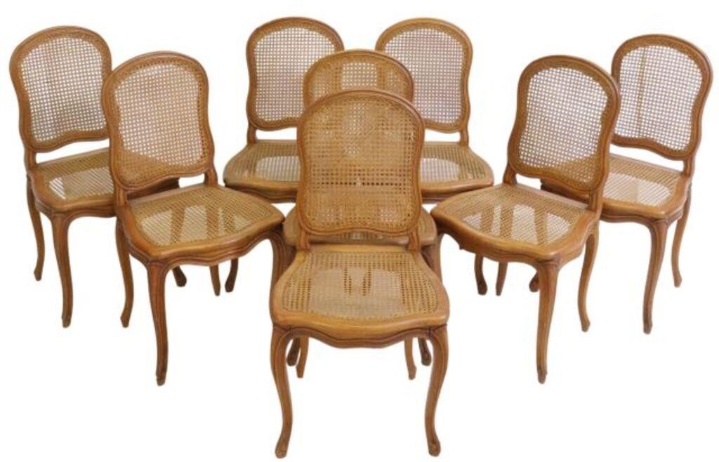 (8) FRENCH LOUIS XV STYLE CANE