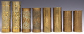 (8) FRENCH WWI-ERA TRENCH ART
