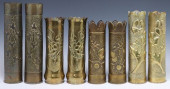 (8) FRENCH WWI-ERA TRENCH ART