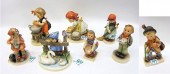 8 GERMAN HUMMEL PORCELAIN FIGU