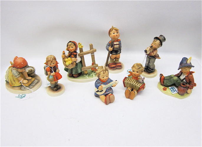 8 GERMAN HUMMEL PORCELAIN