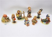 8 GERMAN HUMMEL PORCELAIN FIGU