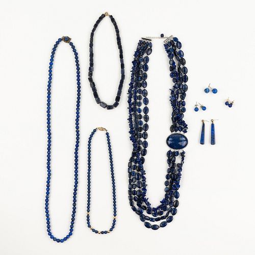 (8) GROUPING OF LAPIS LAZULI AND