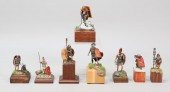 8 HAND PAINTED MILITARY MINIAT