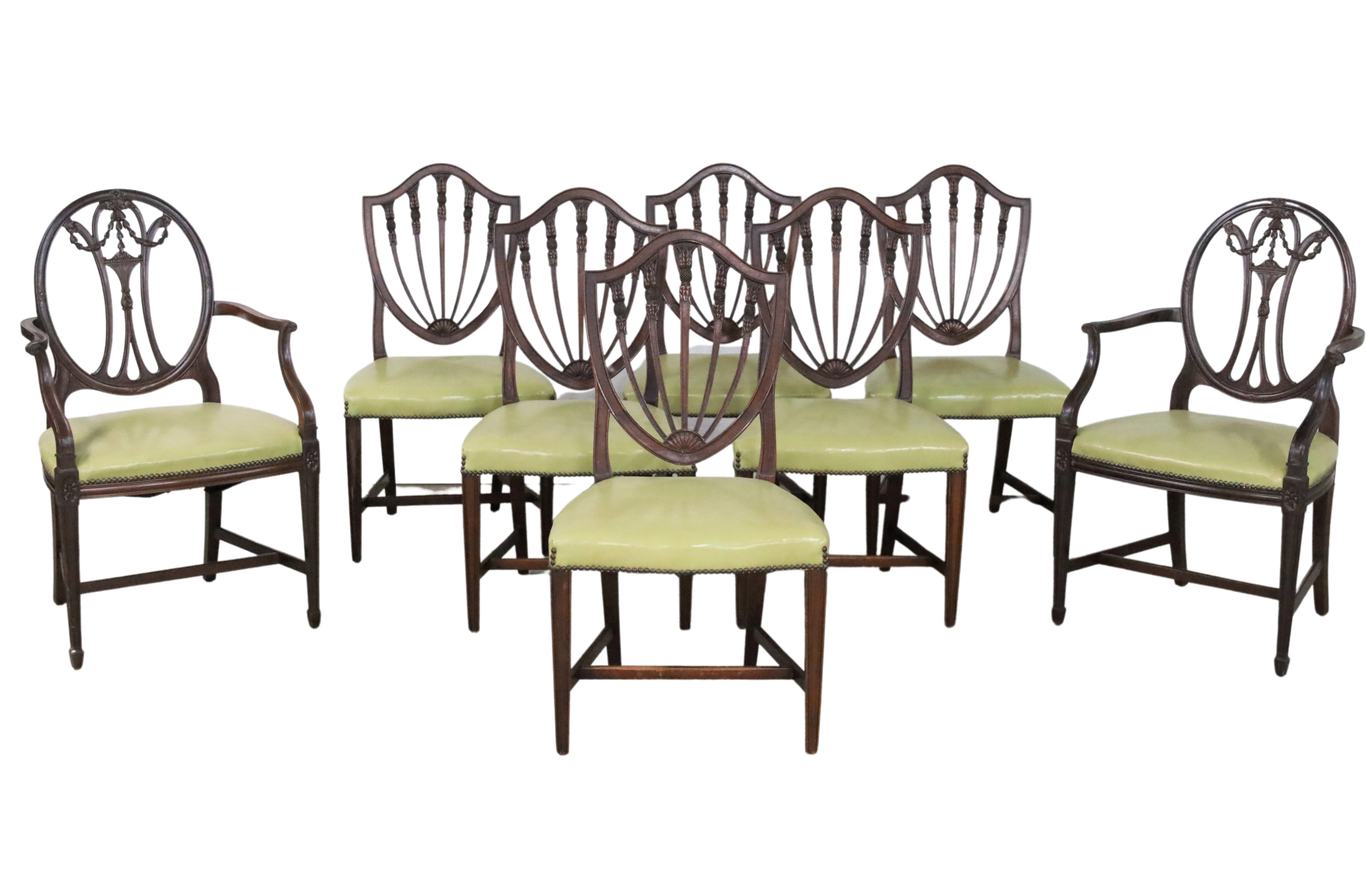8  HEPPLEWHITE STYLE MAHOGANY