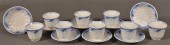 8 IRONSTONE BLUE WHEAT PATTERN