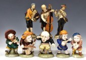 (8) ITALIAN CAPODIMONTE PORCEL