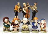 (8) ITALIAN GLAZED PORCELAIN M