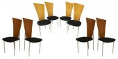 (8) ITALIAN MODERN LAMINATED W