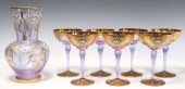 (8) ITALIAN PARCEL GILT & ENAM