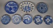 8 JAPANESE BLUE AND WHITE PORC