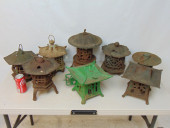 8 JAPANESE CAST IRON GARDEN LA