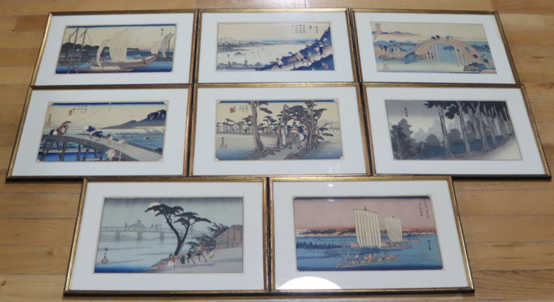 (8) JAPANESE WOODBLOCK PRINTS