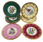 (8) JKW PARCEL GILT PORCELAIN