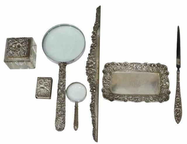 (8) KIRK & SON STERLING REPOUSSE