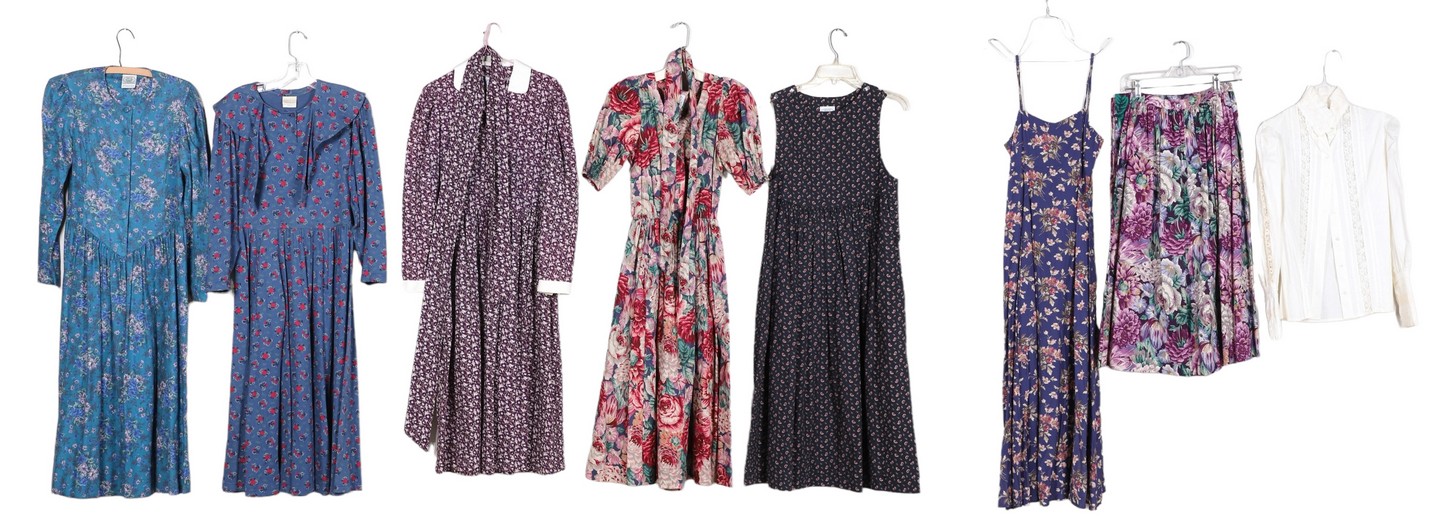 (8) Laura Ashley vintage garments