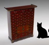 8 LEG MARBLE TOP PARLOR TABLE: