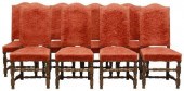 (8) LOUIS XIII STYLE OAK HIGHB