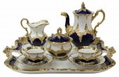 (8) MEISSEN PARCEL GILT & COBA