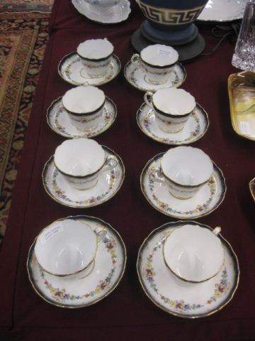 8 Meissen Porcelain Cups &