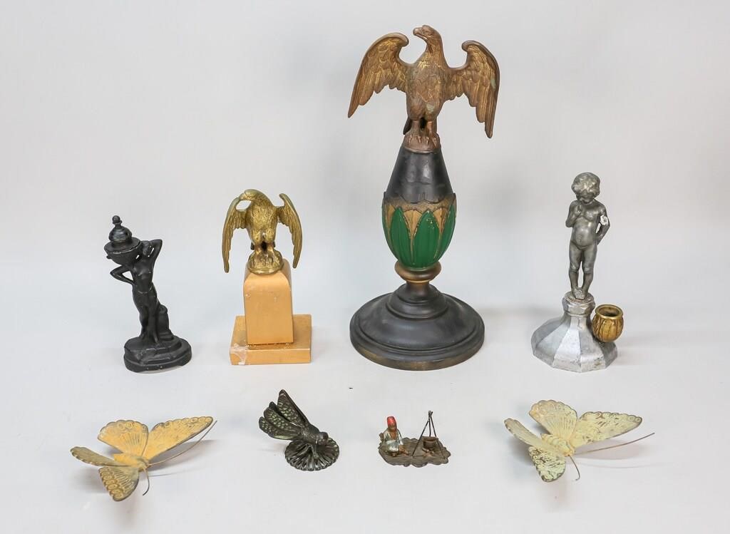 8 METAL DECORATIVE
