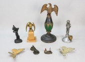 8 METAL DECORATIVE OBJECTSGrou