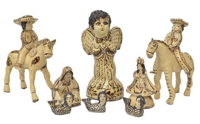 (8) MEXICAN FOLK ART CERAMIC