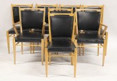 8 MIDCENTURY BLONDE WOOD CHAIR