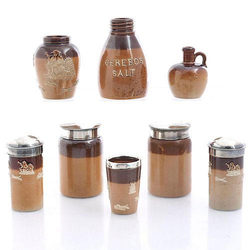 8 MINIATURE DOULTON LAMBETH