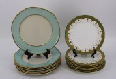 8 MINTON & 7 CASTLETON PORCELA