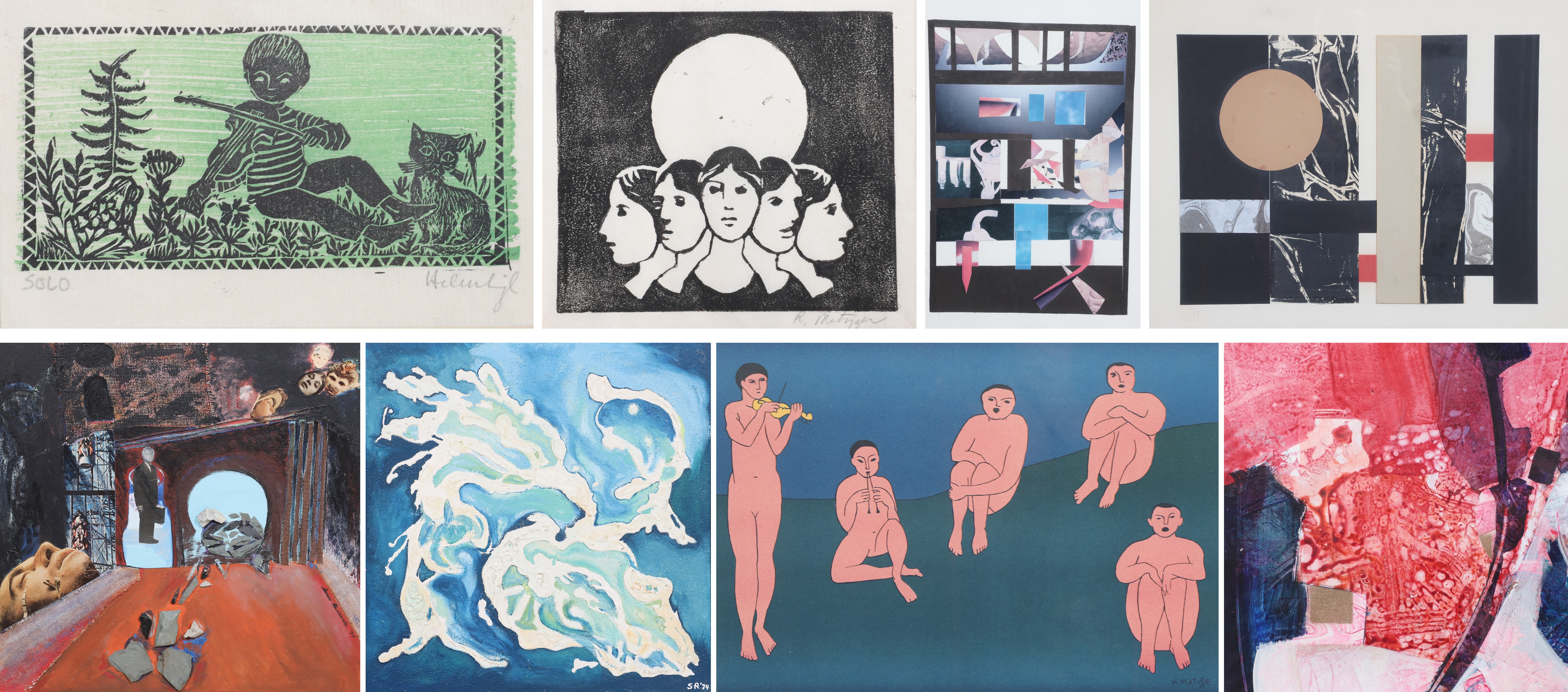 (8) Modern artworks, includes
