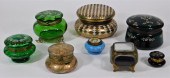 8 MOSER BOHEMIAN FRENCH ENAMEL