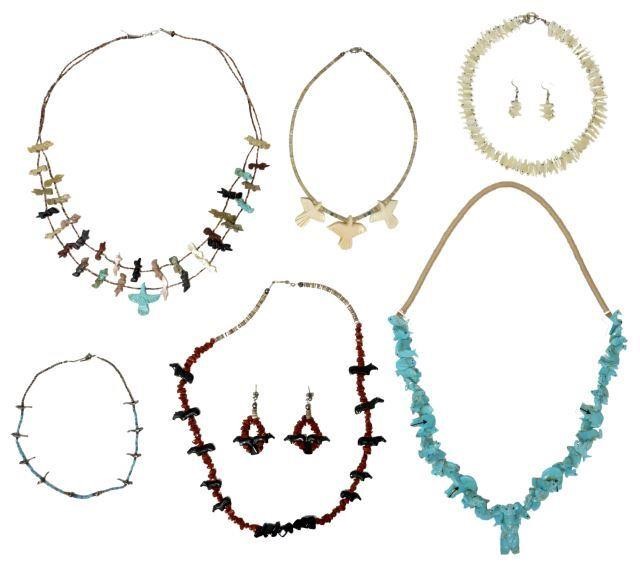 (8) NATIVE AMERICAN & STYLE SHELL