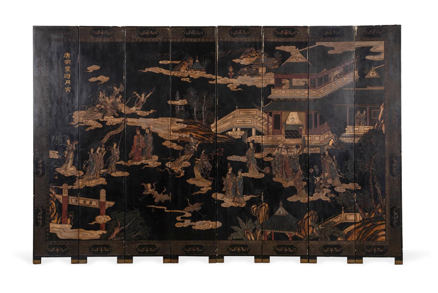 8-PANEL CHINESE LACQUER FLOOR