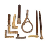 8 PARASOL CANE HANDLES<br>Grou