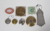 8 PC. ART DECO COMPACTS AND ME