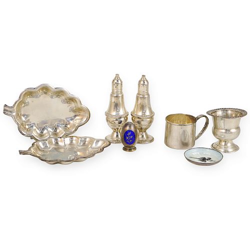 (8 PC) ASSORTMENT OF STERLING