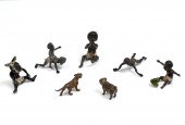 8 PC BLACK AMERICANA MINIATURE