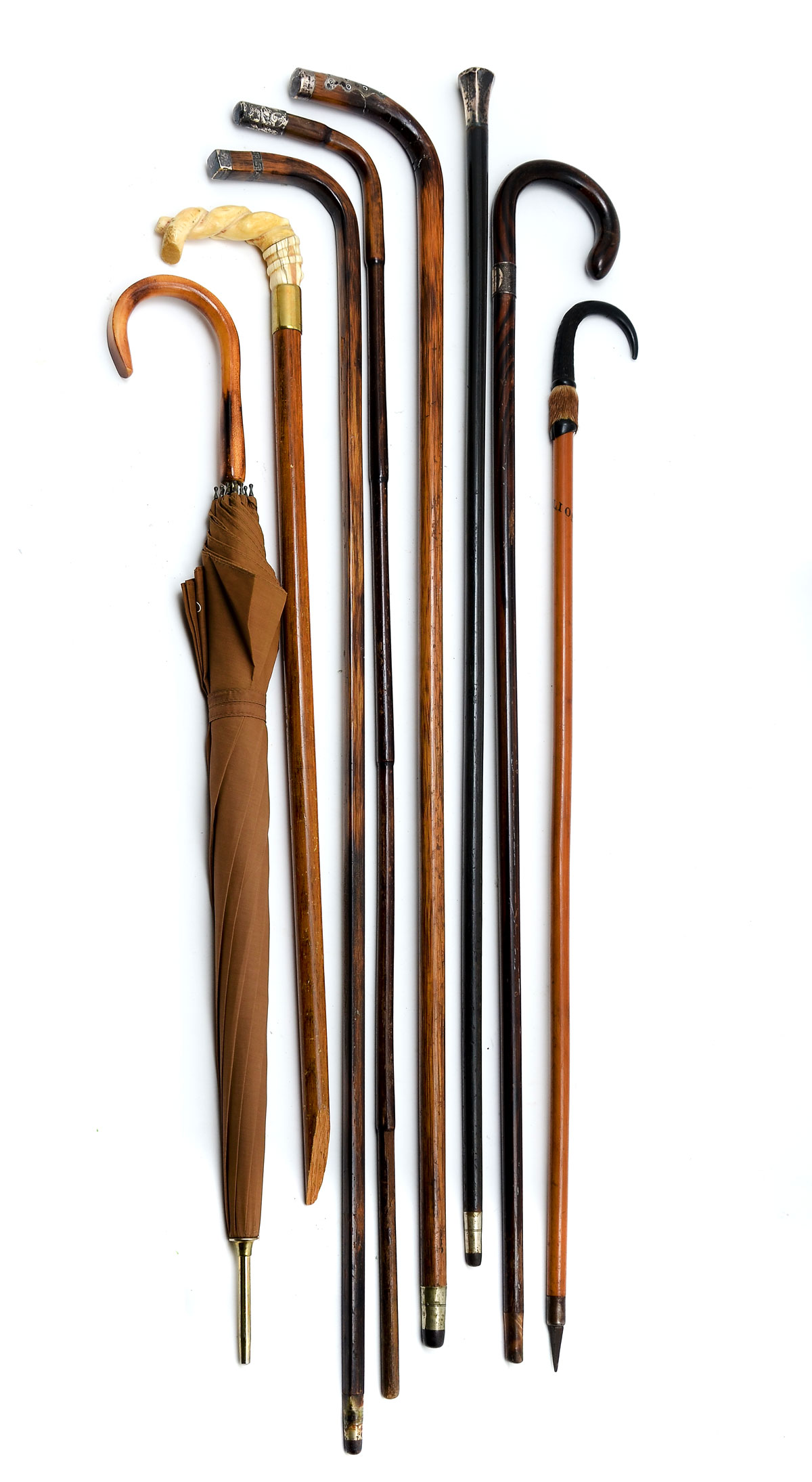 8 PC. CANE & PARASOL COLLECTION: An