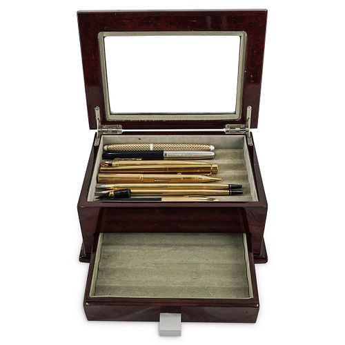 (8 PC) COLLECTIBLE PENS WITH