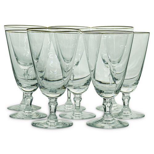 (8 PC) FOSTORIA "AURORA" CRYSTAL
