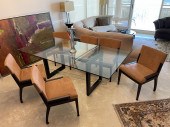 8 PC. FRENCH ROCHE BOBOIS GLAS