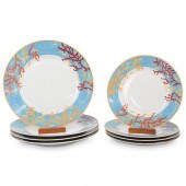 (8 PC) HAVILAND LIMOGES "OCEAN