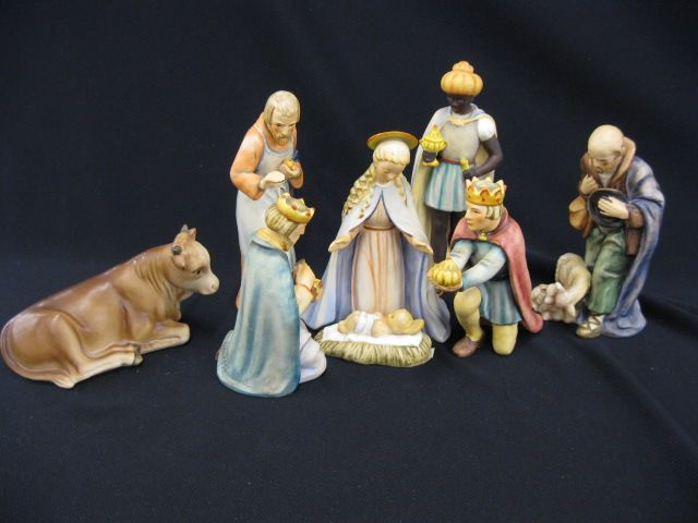 8 pc. Hummel Nativity Set older