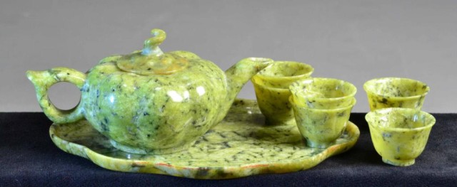 (8) Pc. Jade Miniature Tea
