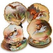 (8 PC) LIMOGES PORCELAIN CHARG