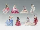8 PC LOT ROYAL DOULTON LADIES: