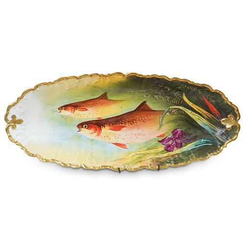 (8 PC) L.R.L. LIMOGES PORCELAIN