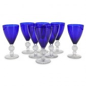 (8 PC) MORGANTOWN COBALT BLUE