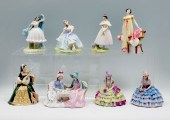 8 PC. ROYAL DOULTON FIGURES: 1